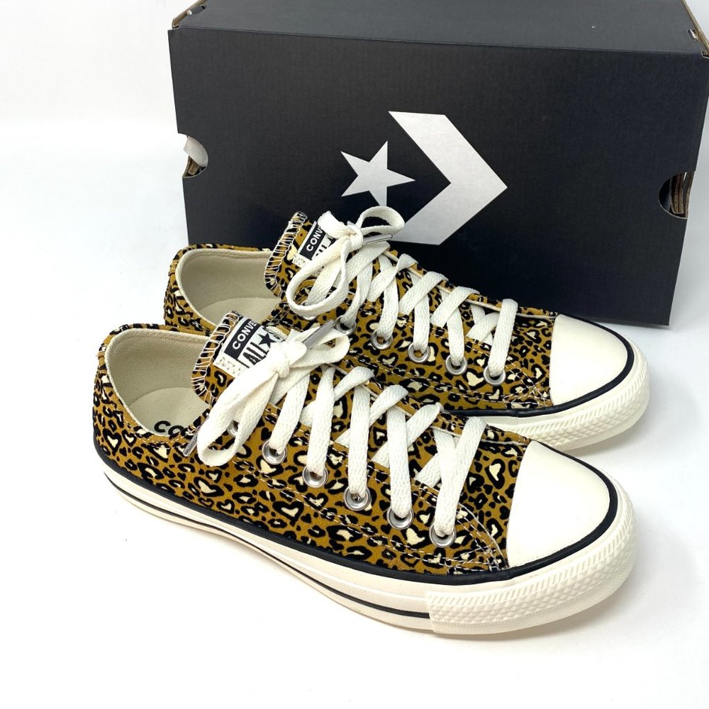 Converse Shoes Womens Size Skate Chuck Taylor AS Low Suede Gold Sneakers 166436C - Picture 7 of 11